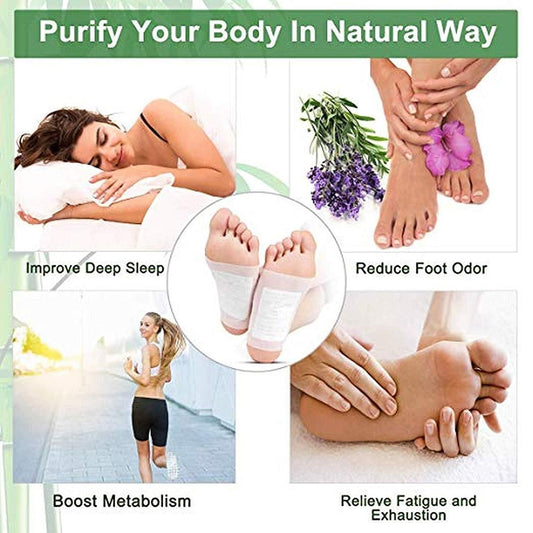 Kinoki Detox Foot Pads (Pack of 10) 🦶 | Deep Sleep & Foot Relaxation Patch