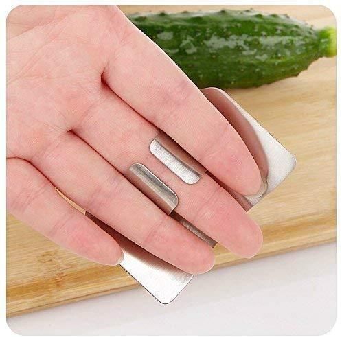 Kitchen - Steel Finger Guard Cut Cutting Protector (Pack of 2)