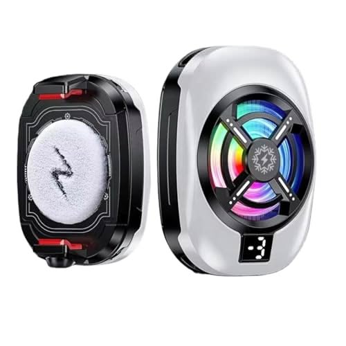 TL16 Semiconductor Cooling Phone Radiator | Rapid Cooling Gaming Fan | 3-Speed Adjustable | RGB LED | USB Charging Mobile Cooler